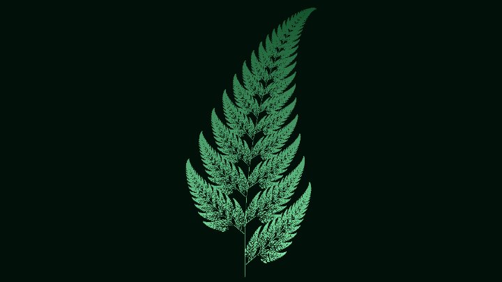 Barnsley Fern Generator